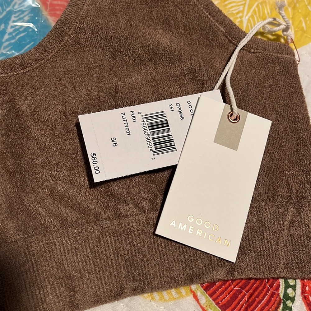 Good American Terry Scoop Bralette, 2XL NWT - Picture 9 of 10